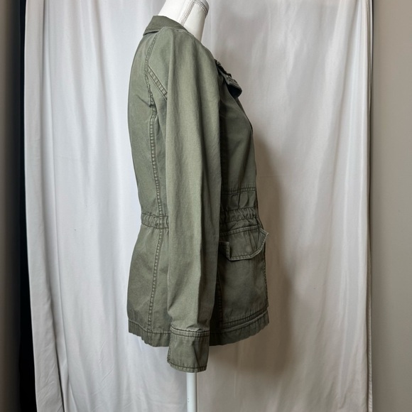 Madewell Green Utility Jacket with Adjustable Waist Size Small - Medium - Picture 10 of 15